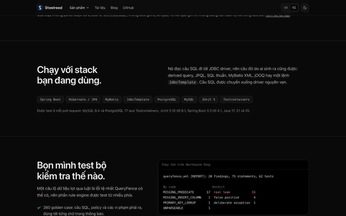 QueryFence screenshot