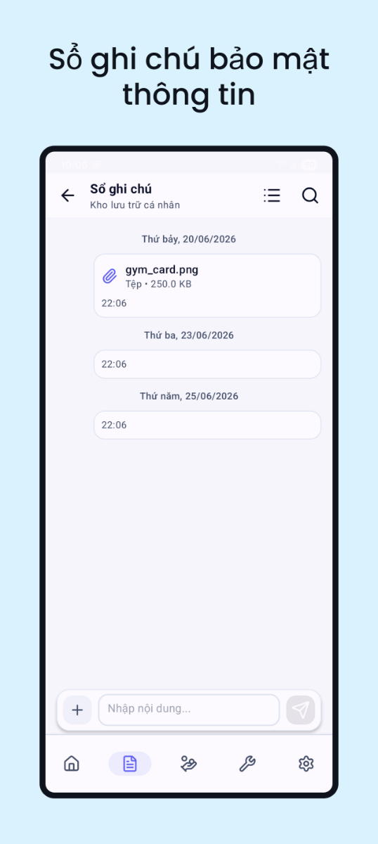 Ví giấy tờ screenshot