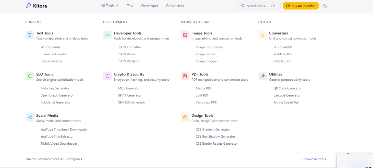 Kitora screenshot