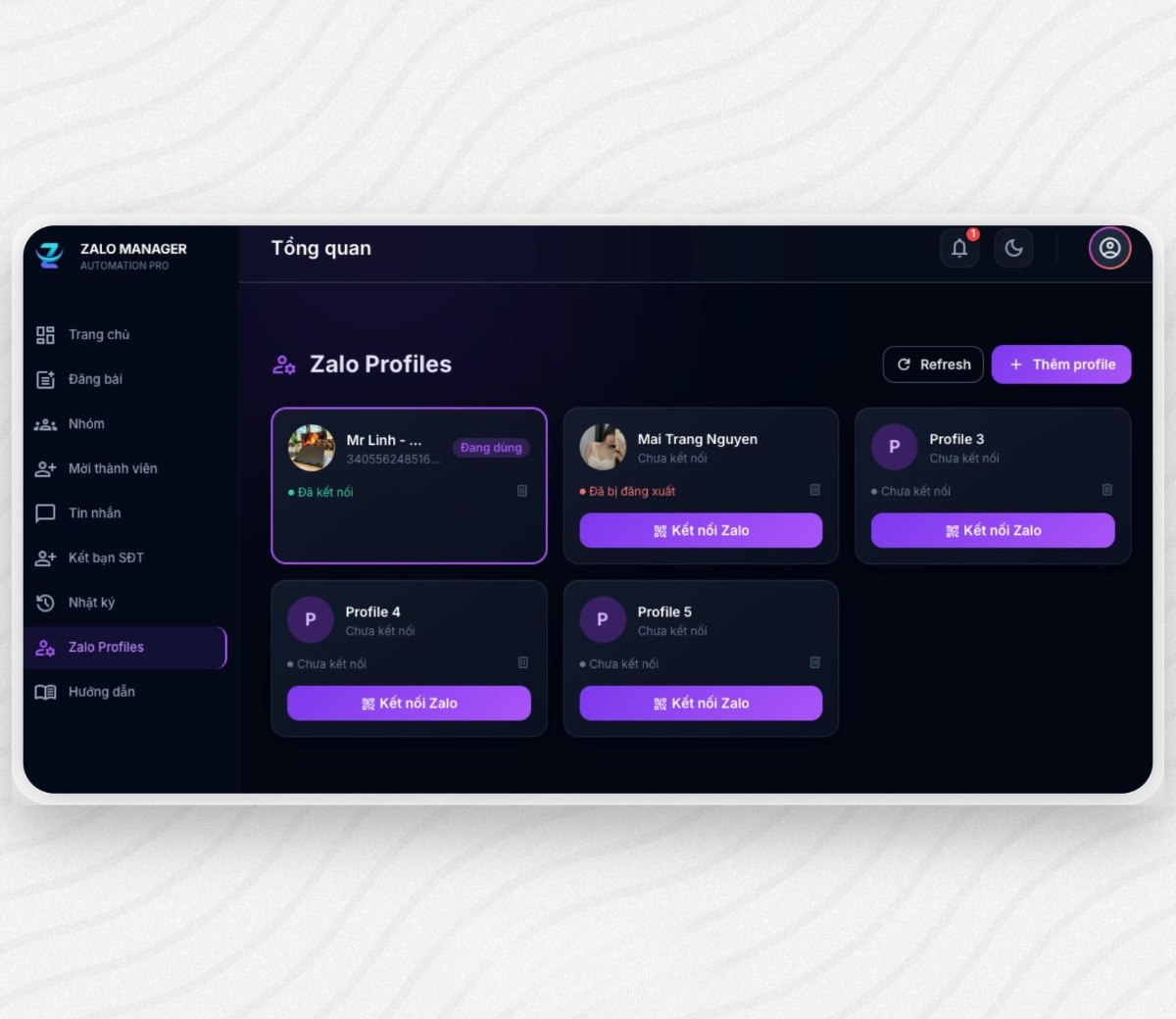 Zalo Group Manager screenshot