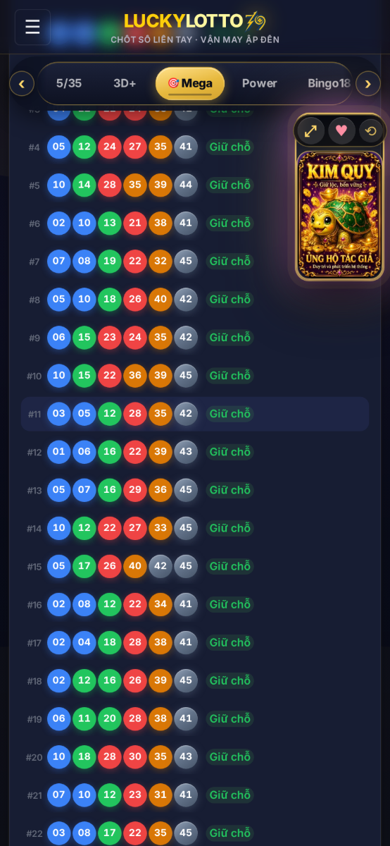 LuckyLotto79 screenshot