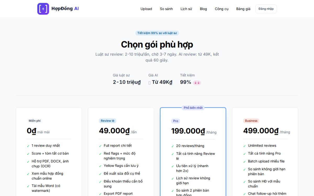 HợpĐồng AI screenshot