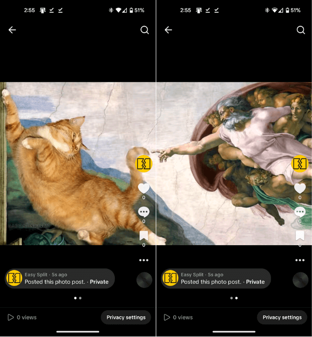 Easy Split screenshot