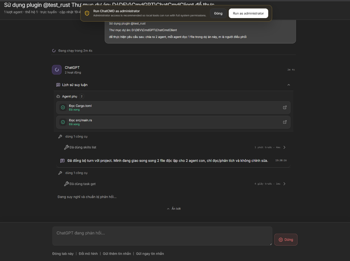 ChatCMD screenshot