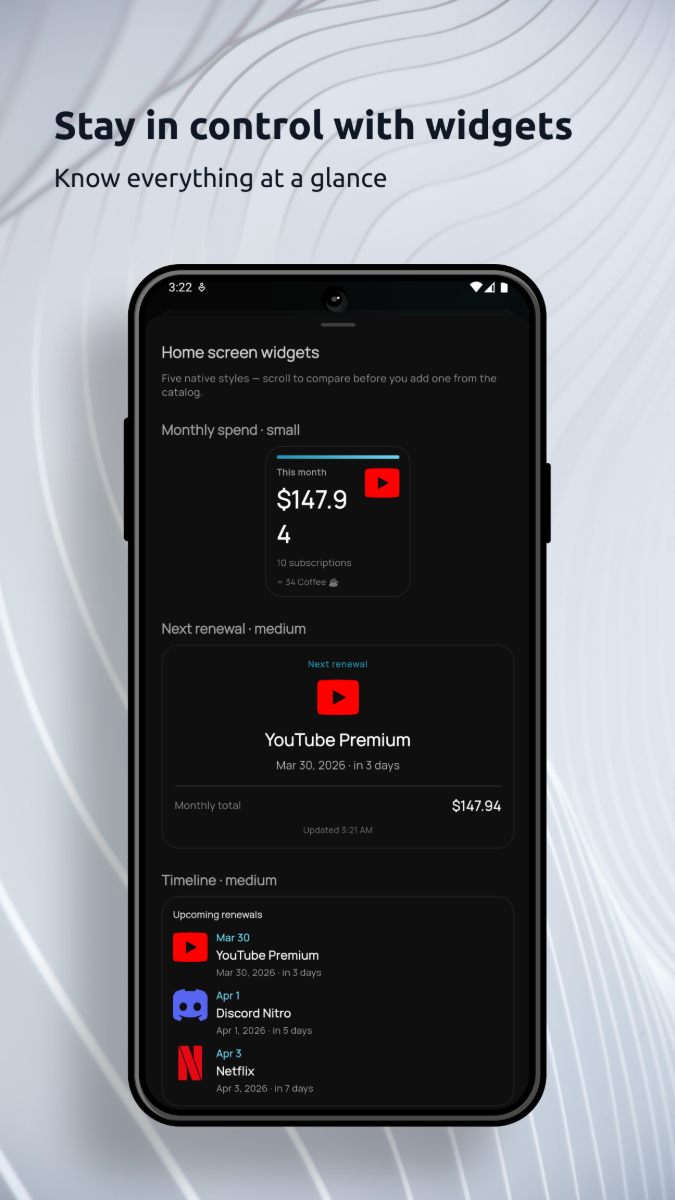 Subkit screenshot