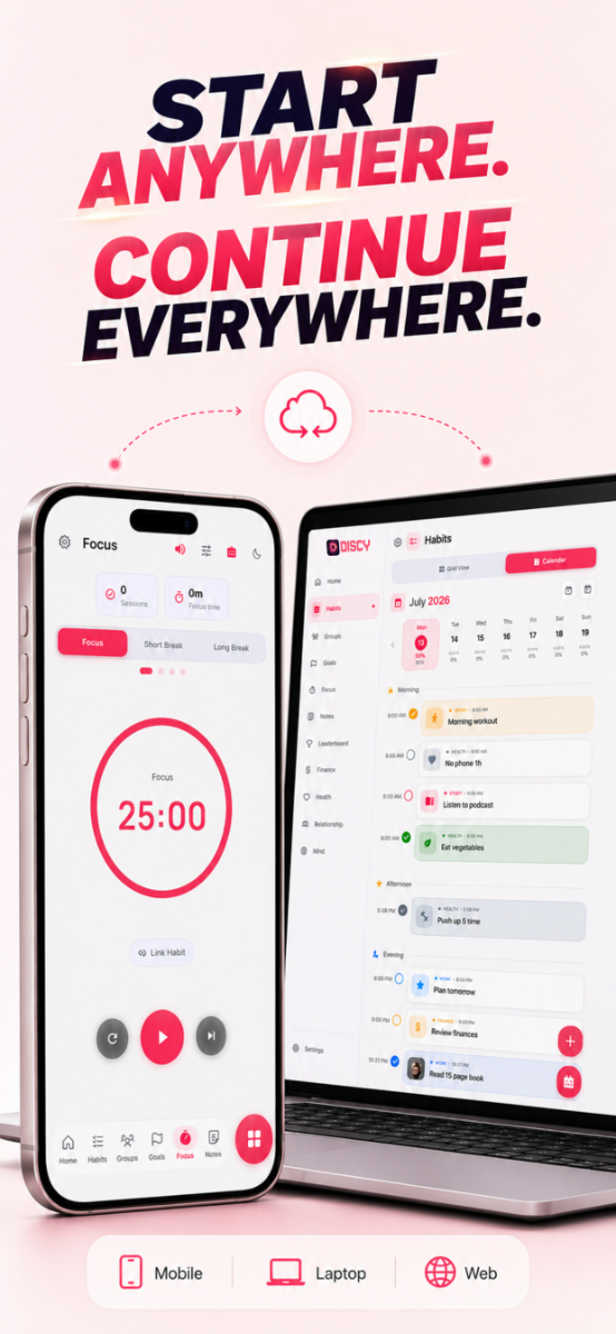 Discy - Habit & Life Tracker screenshot