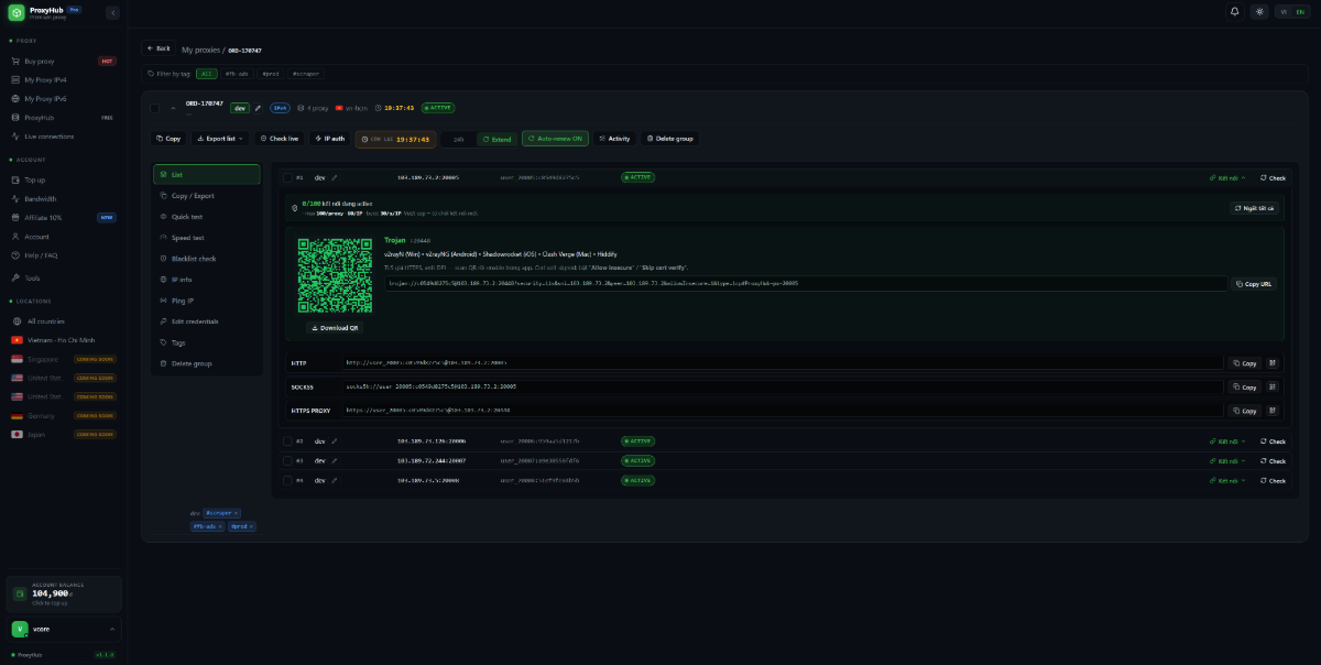 ProxyBox screenshot