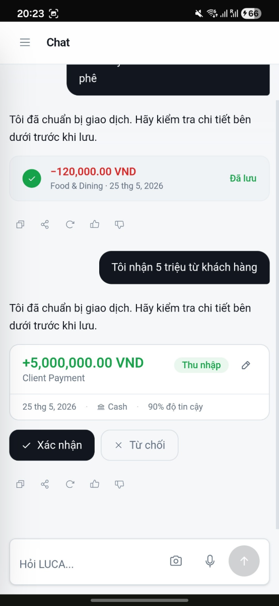 LUCA screenshot