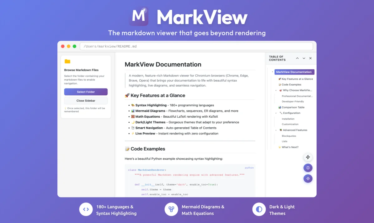 MarkView screenshot