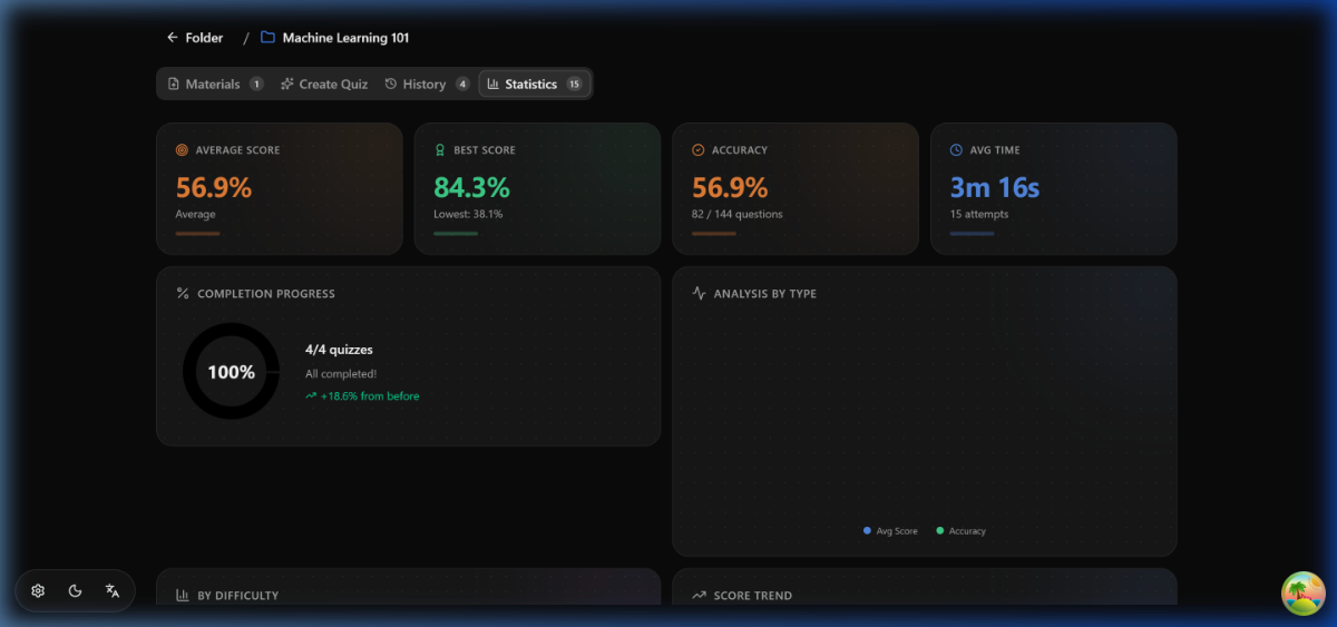 Quiz Generator screenshot