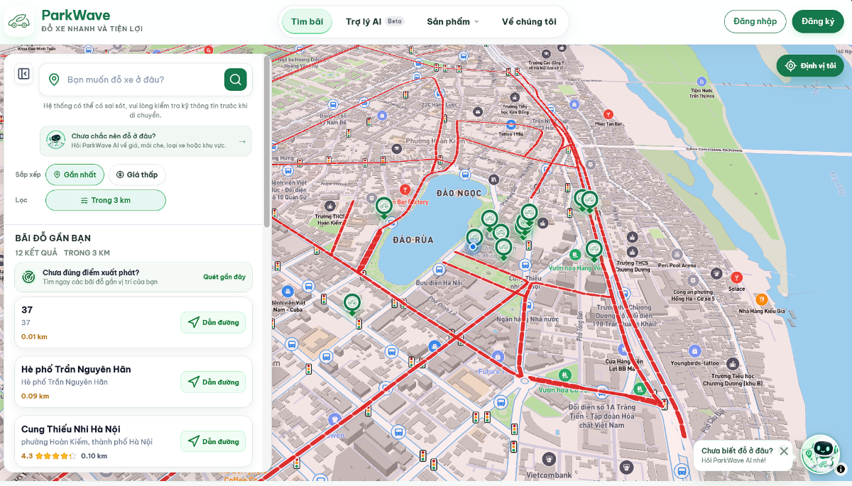 ParkWave screenshot