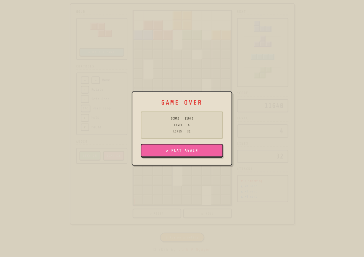 TETR 99 screenshot
