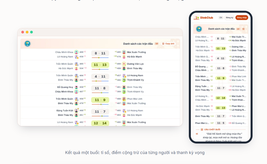 DinkClub screenshot