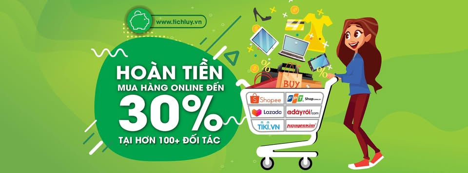 Tichluy.vn - Hoàn tiền mua sắm từ 2016 screenshot