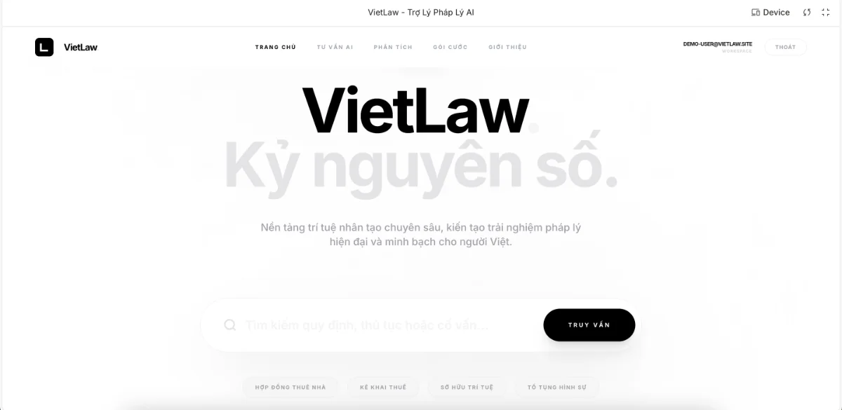 VietLaw AI screenshot