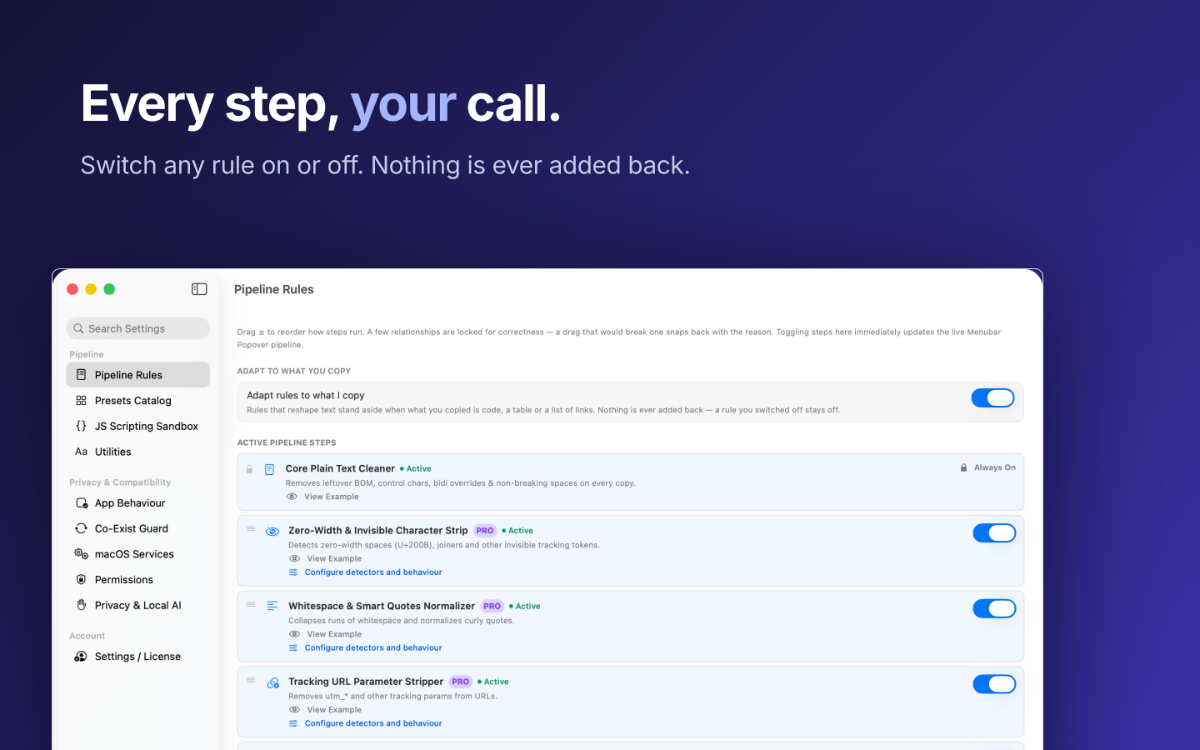 PasteZen screenshot