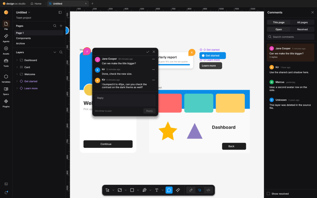 DESIGN:OS Studio screenshot