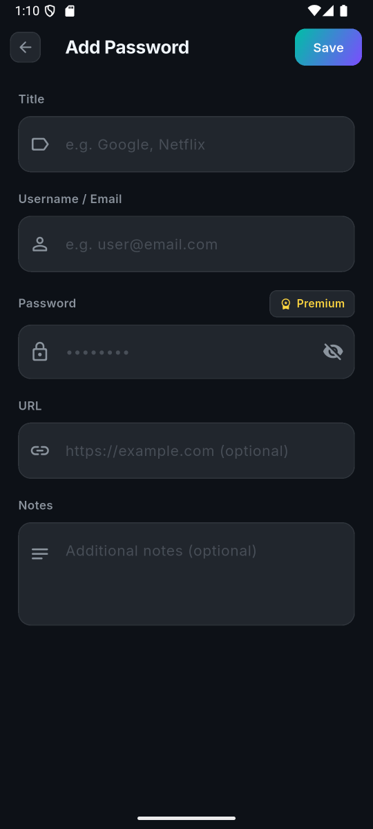 Onyx Vault screenshot