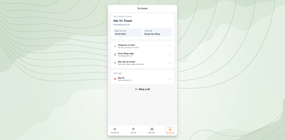ViDay screenshot