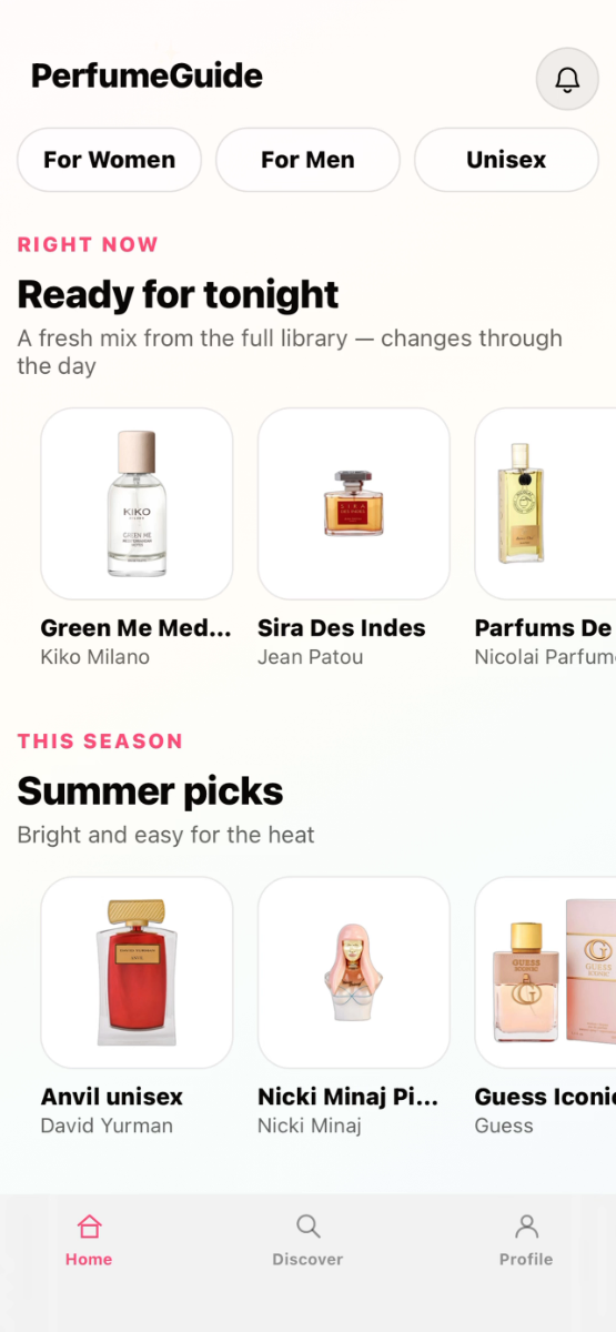 PerfumeGuide: Sổ tay nước hoa screenshot