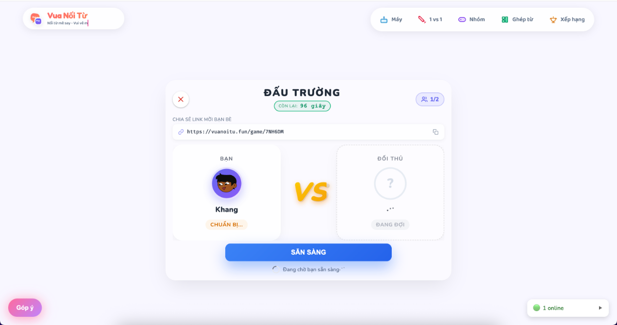 Vua Nối Từ screenshot