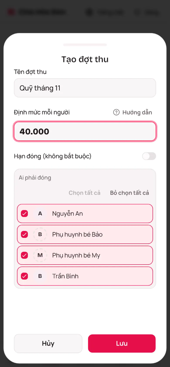ChiaHoaDon.Com screenshot