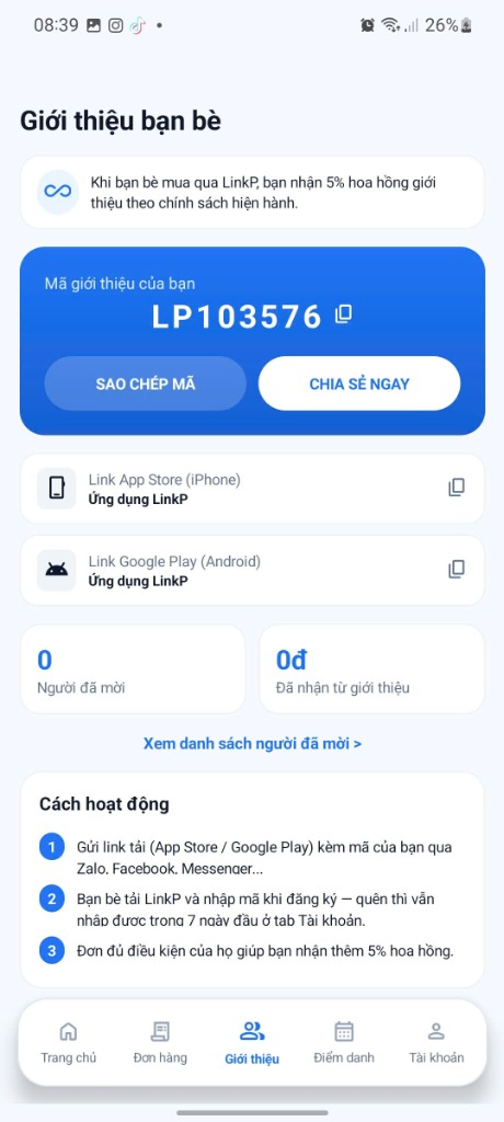 LinkP screenshot
