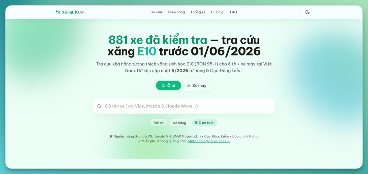 XăngE10.Vn screenshot 1