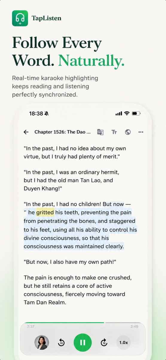 TapListen screenshot