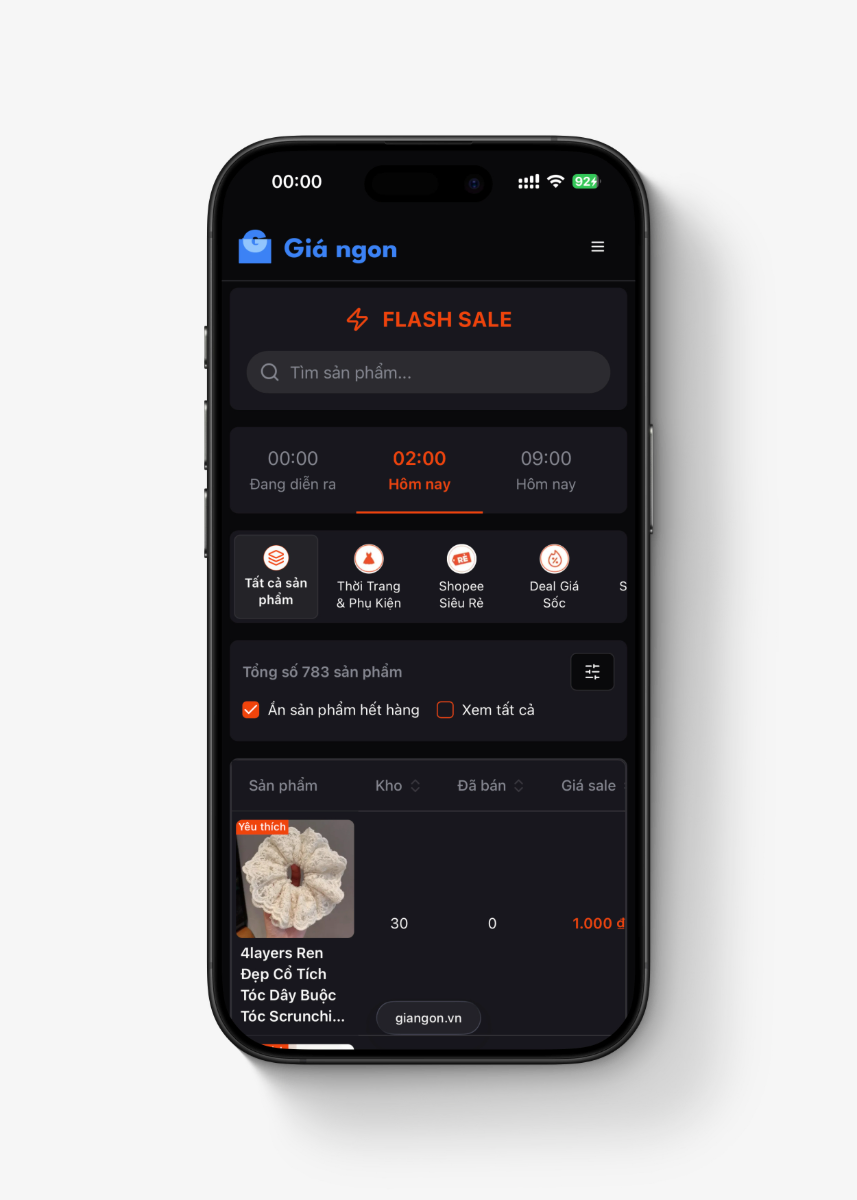 GiaNgon.vn screenshot