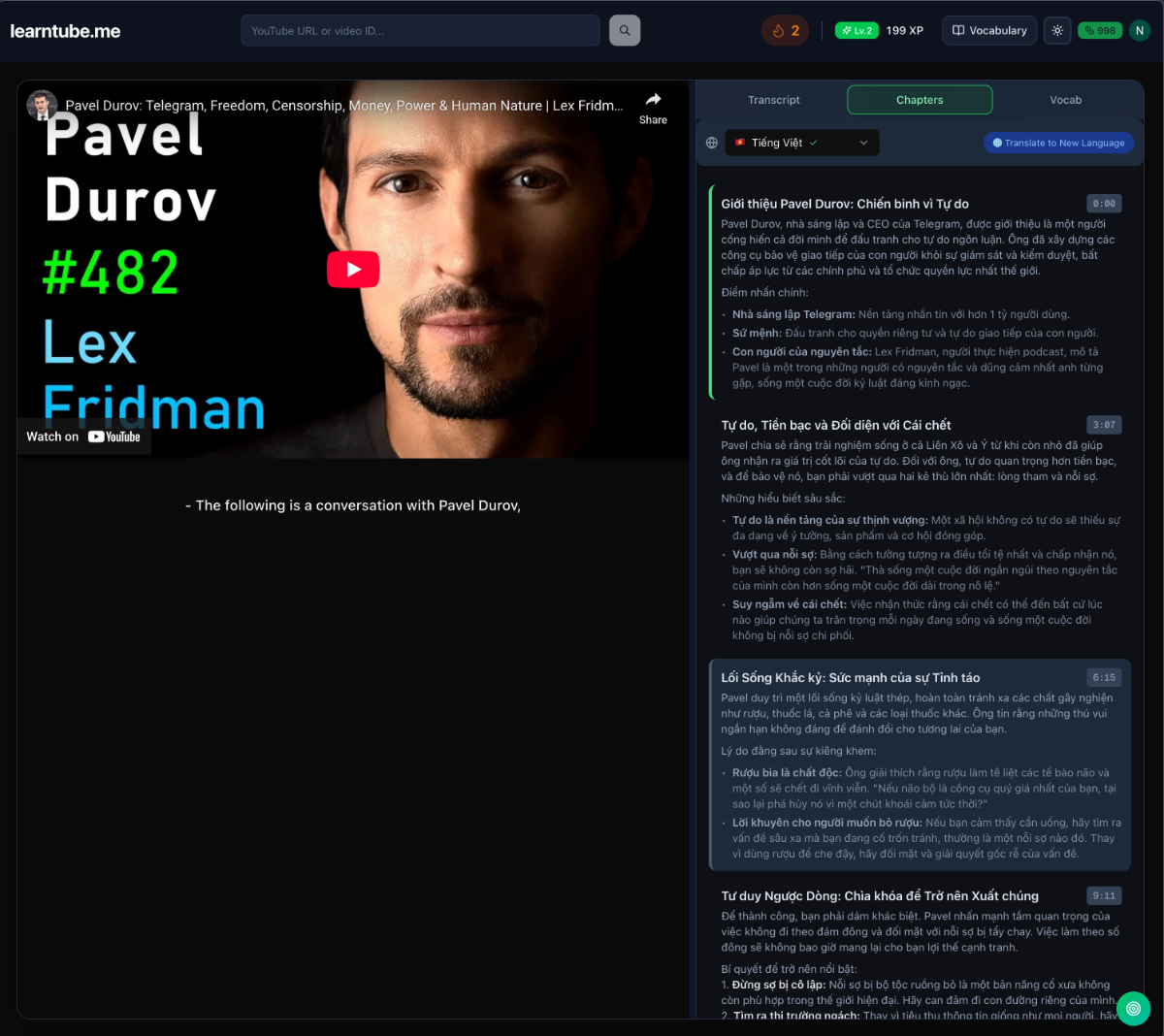 LearnTube screenshot