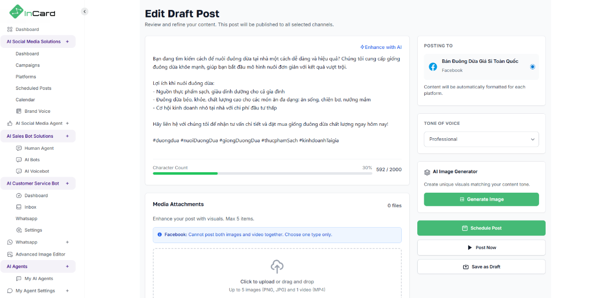InCard screenshot