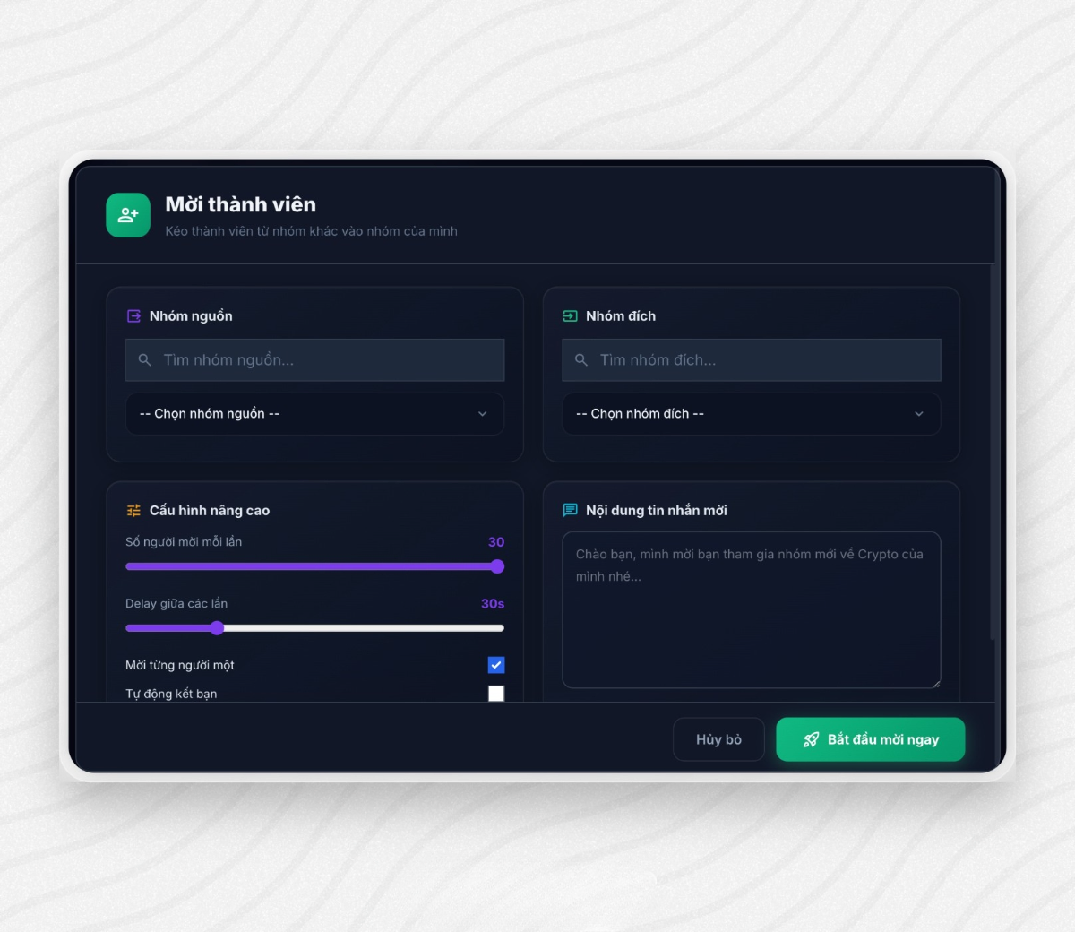 Zalo Group Manager screenshot