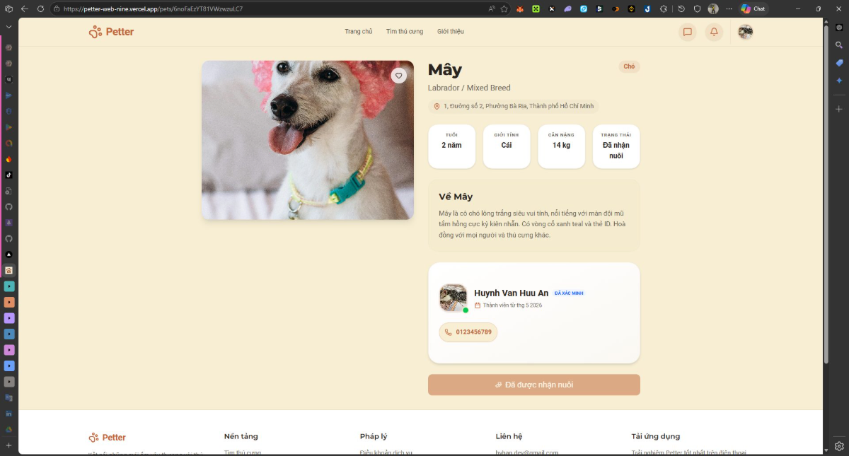 Petter screenshot