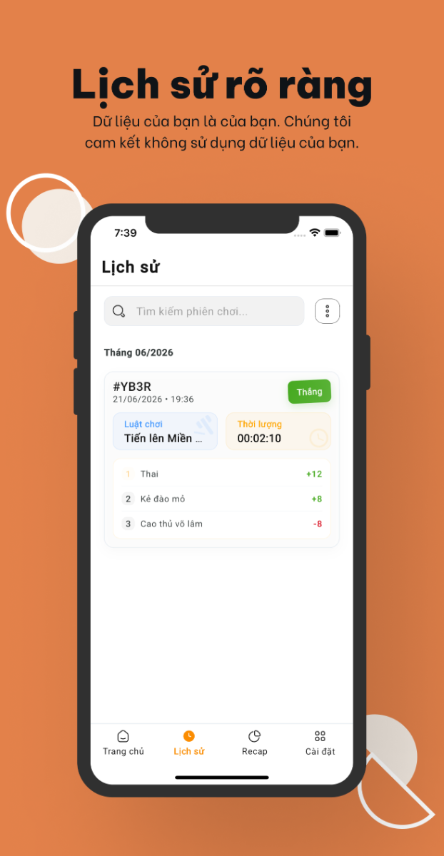 ChopChop: Ghi Điểm Tiến Lên screenshot