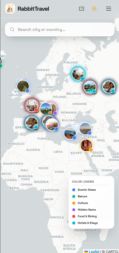 RabbitTravel screenshot