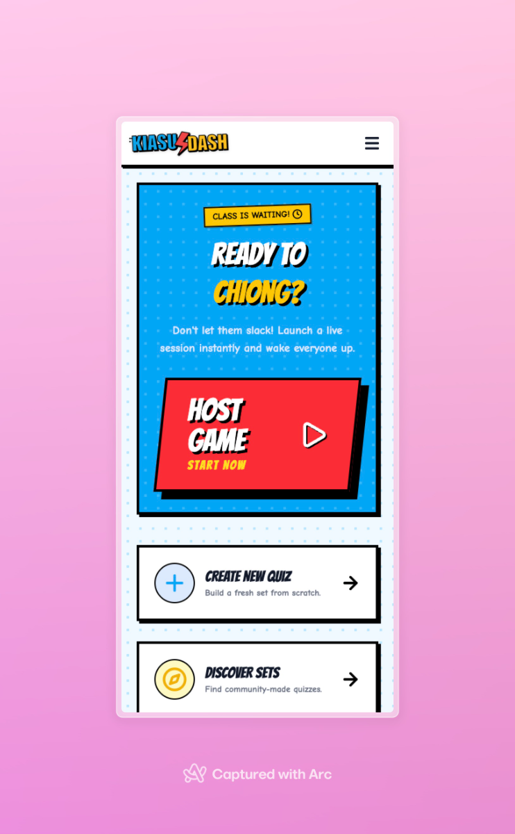 KiasuDash screenshot