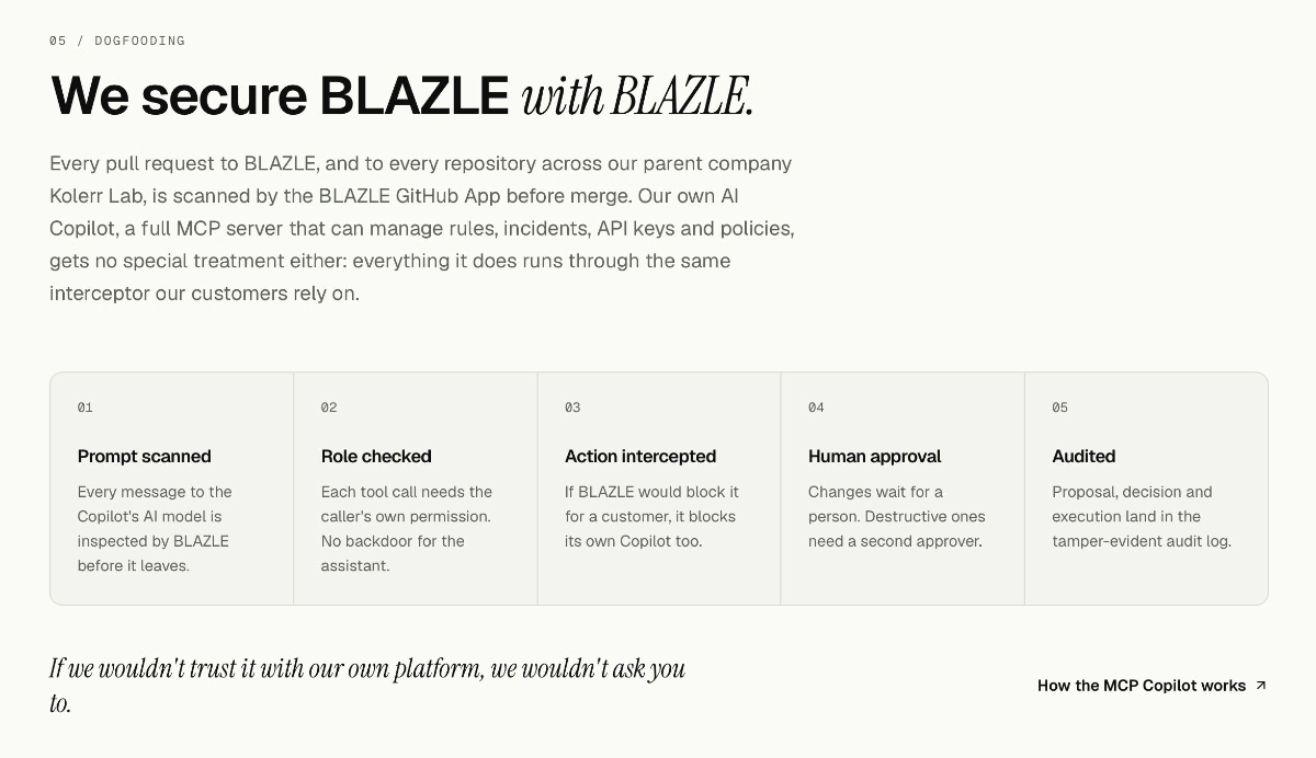 BLAZLE screenshot