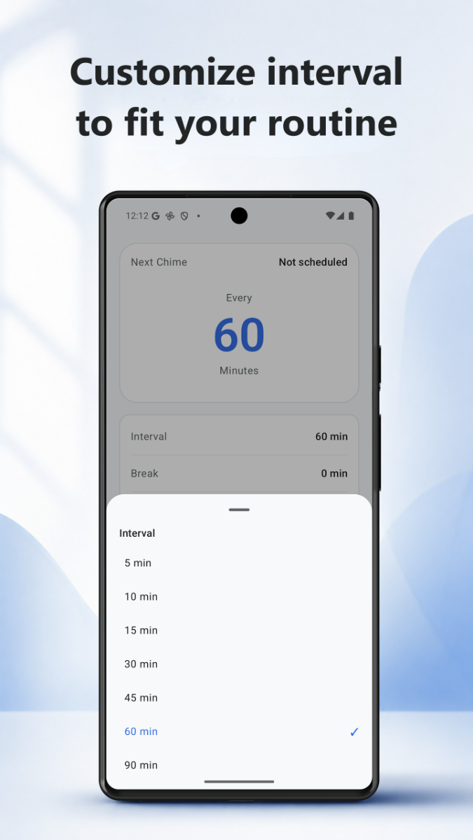 Hourly Chime: Custom Interval screenshot