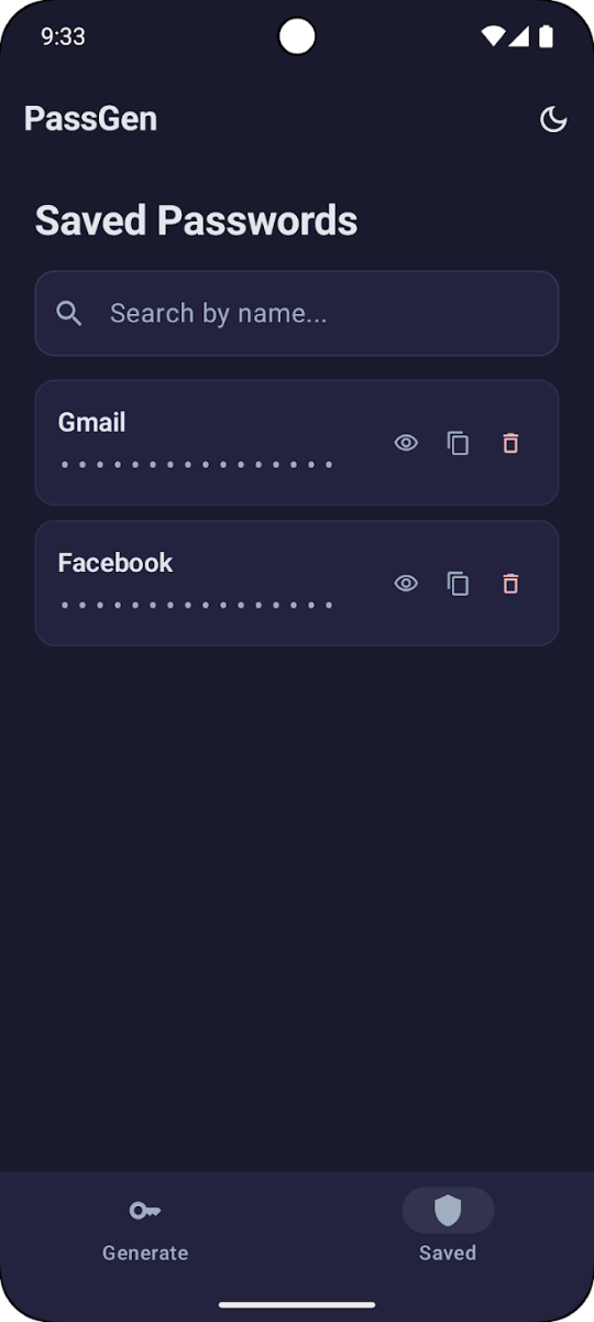 PassGen screenshot