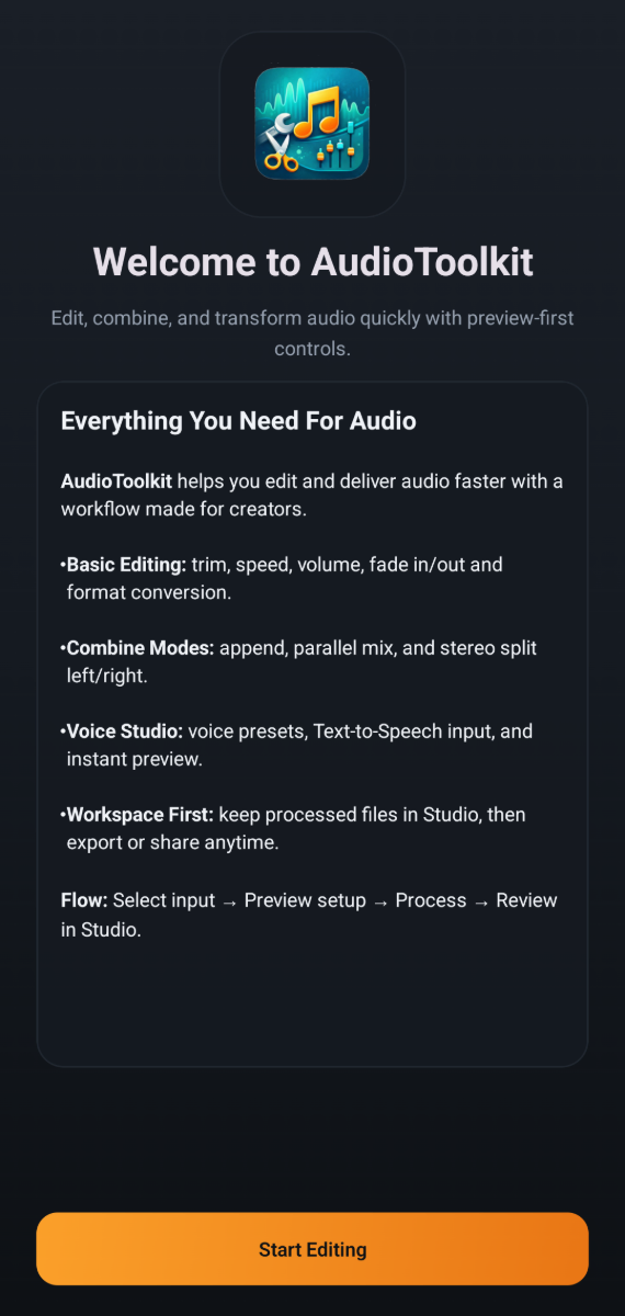 Audio Toolkit screenshot