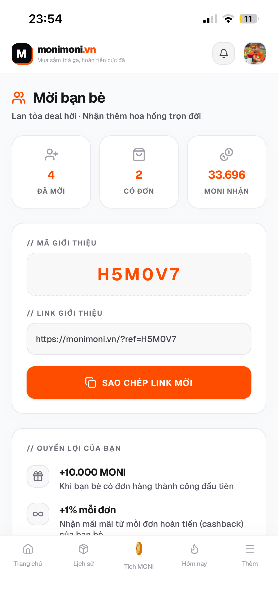 Monimoni screenshot