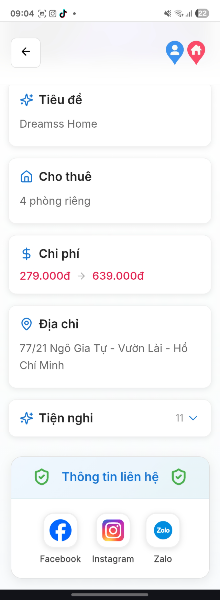 Findcation screenshot