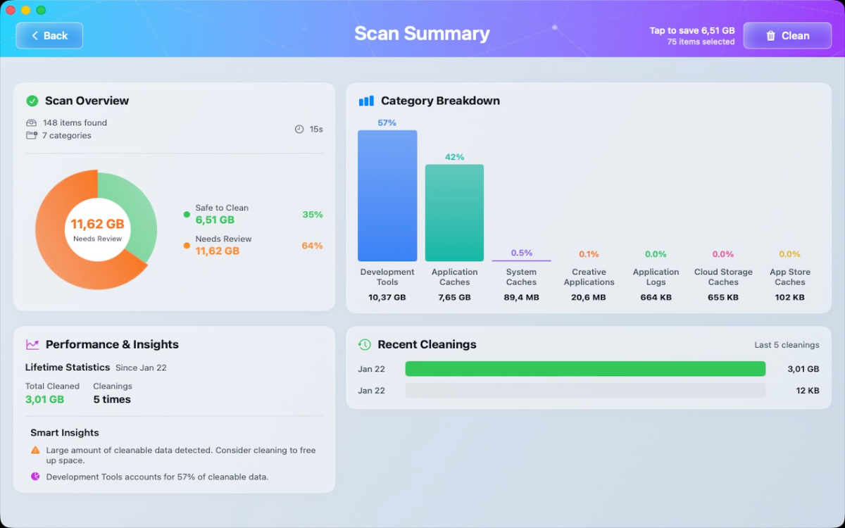 DiskCleanKit screenshot