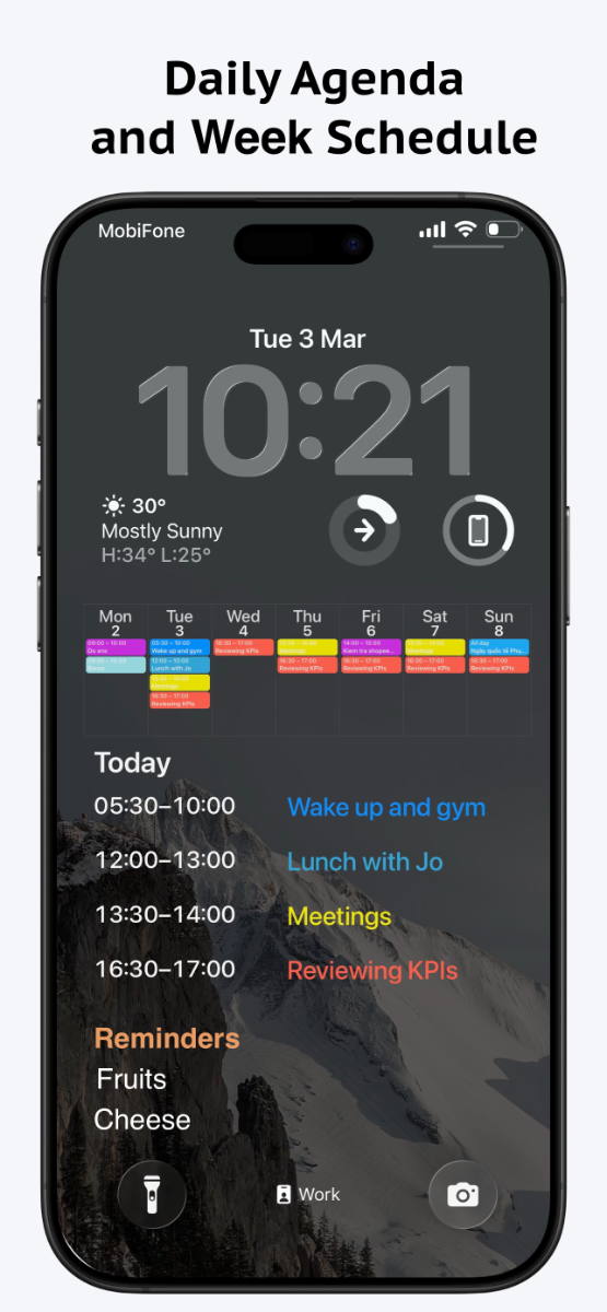 LockScreen Calendar Maker screenshot