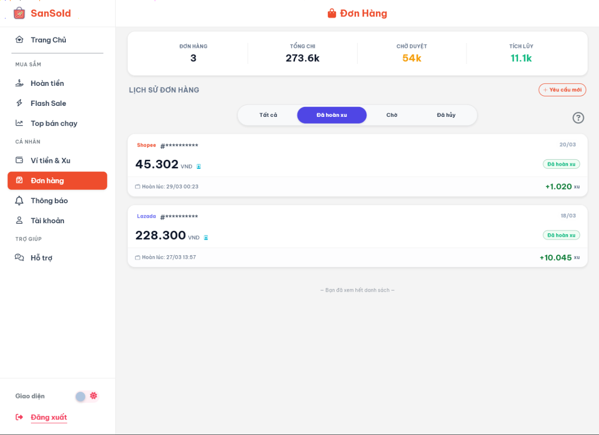 SanSold screenshot