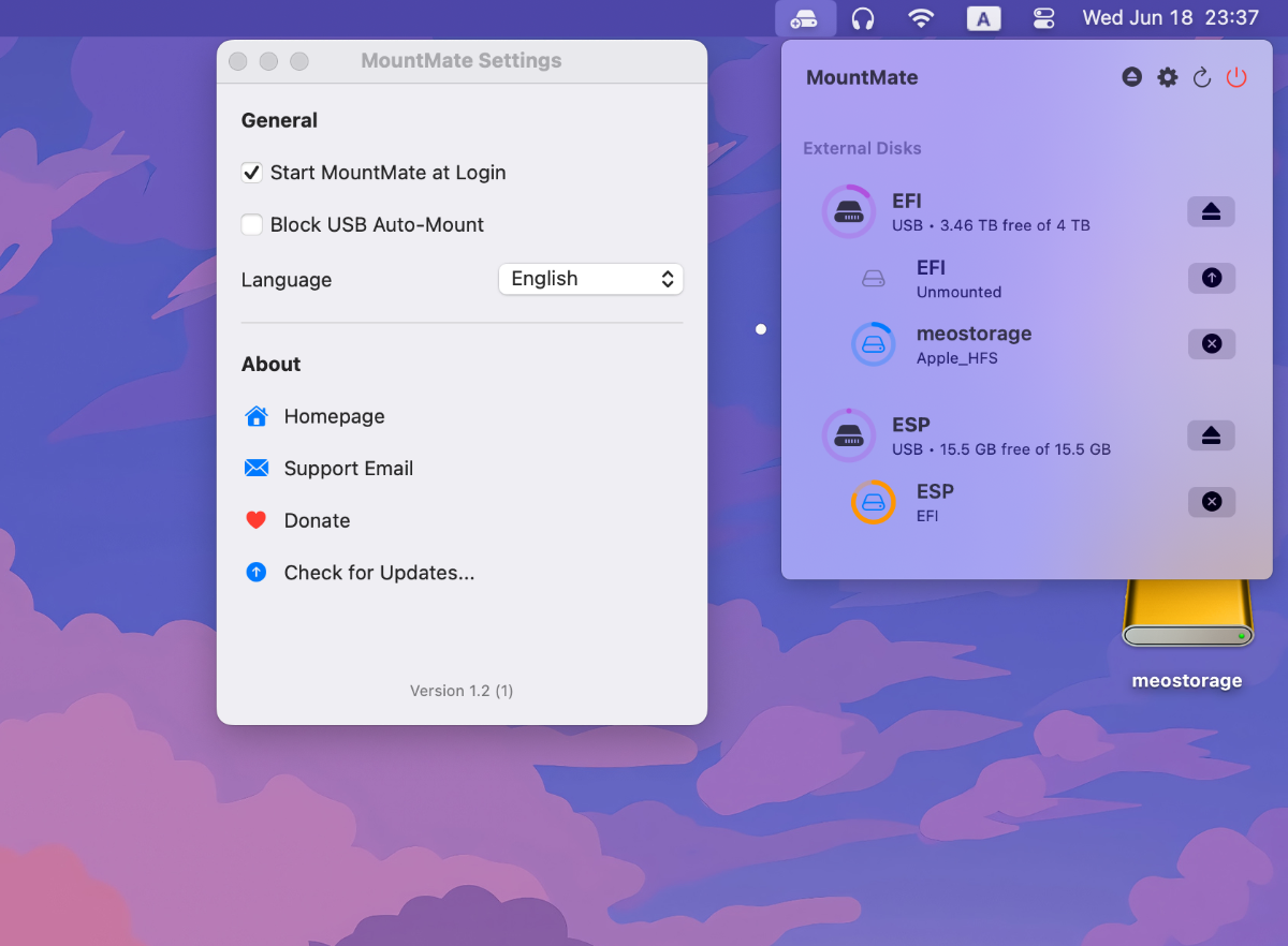 MountMate screenshot