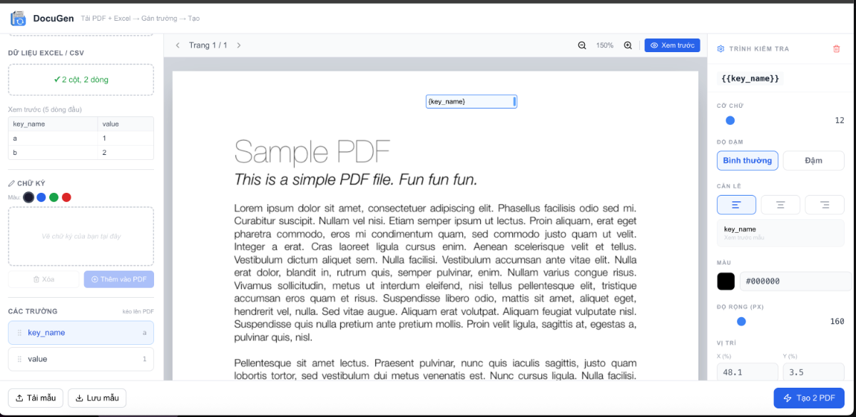 DocuGen screenshot