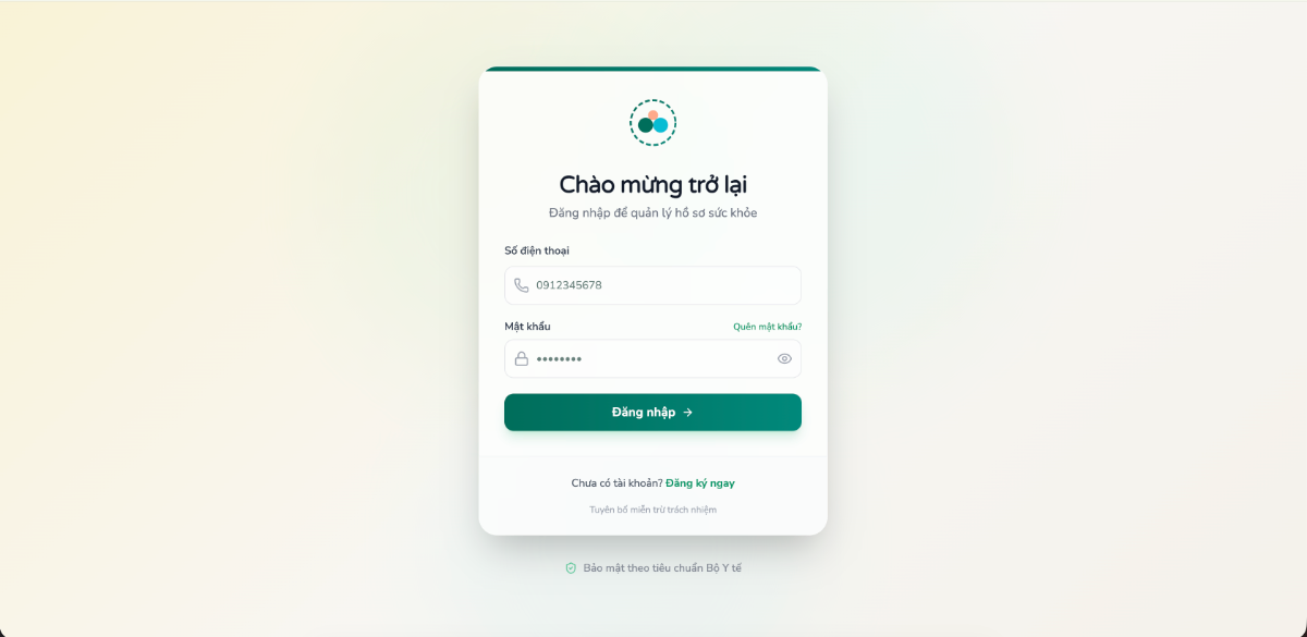 Sổ Tiêm Chủng Gia Đình screenshot
