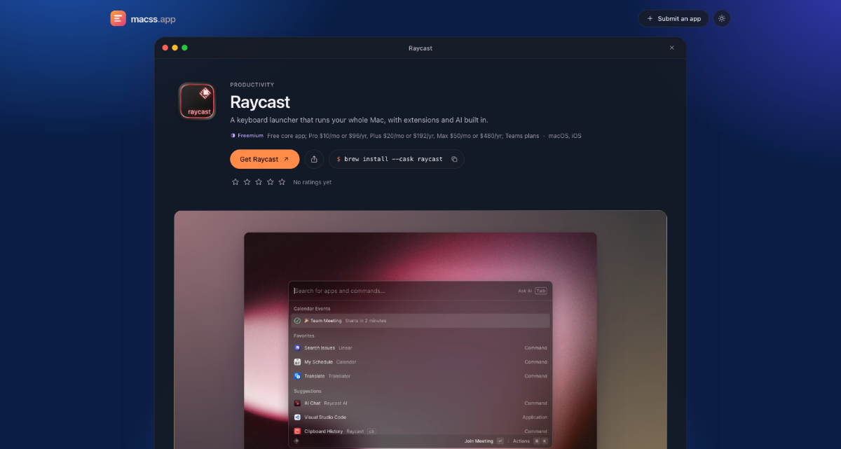 macss screenshot